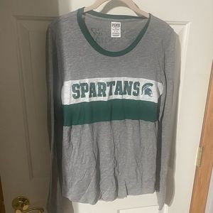 Long Sleeve Michigan State Shirt